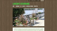Desktop Screenshot of larsonsgeraniums.com